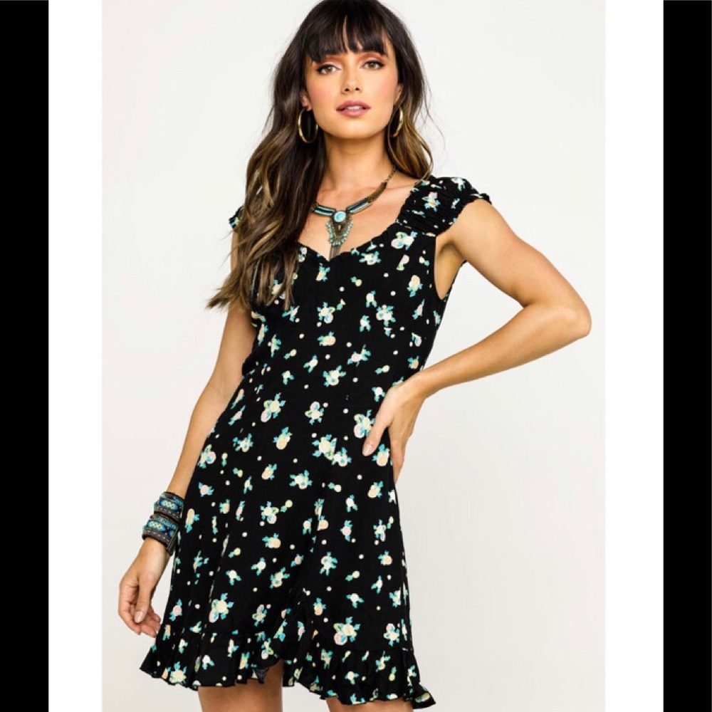 Last 1!! Free People Like a Lady Citrus Dress NWOT - Picture 4 of 8